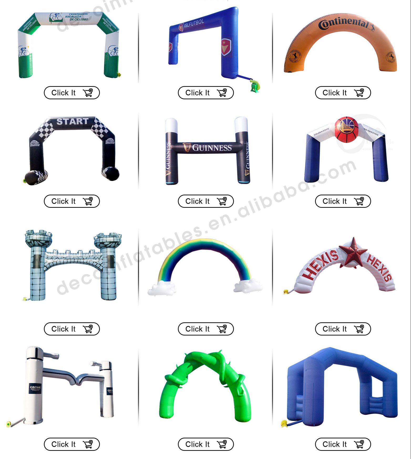 Factory Price Inflatable Race Arch, Inflatable Start Finish Line Arch, Inflatable Sports Arch插图2