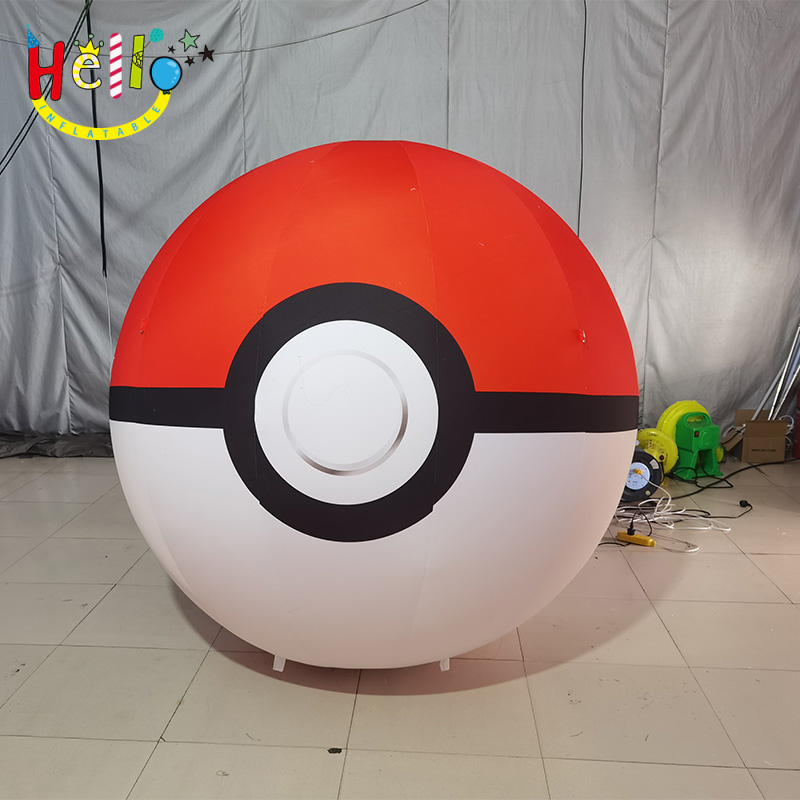 Custom high quality inflatable balloons red and white inflatable balloons插图