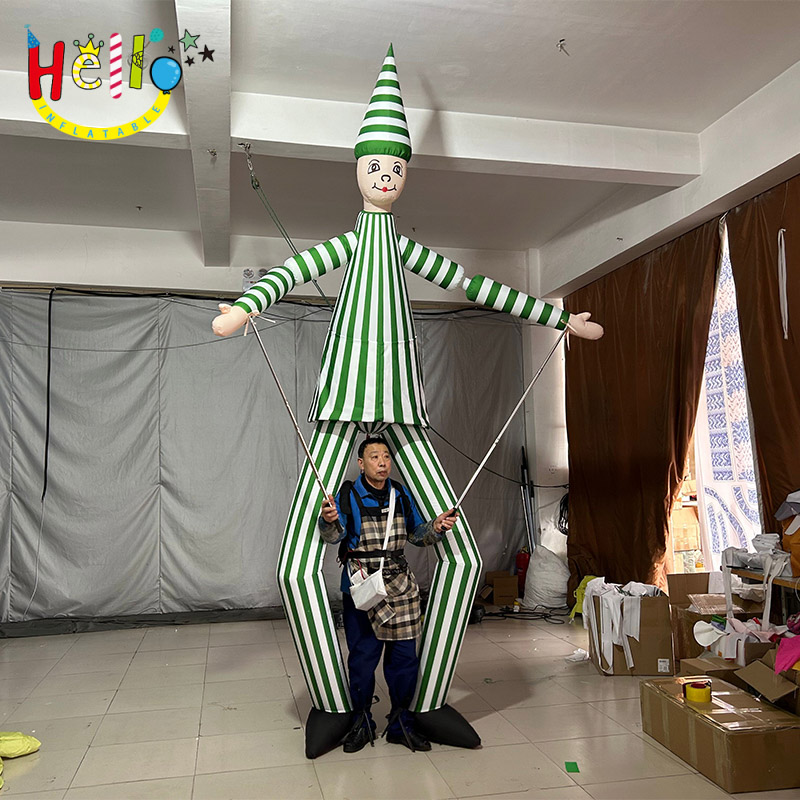 Customizable inflatable Clownish cartoon costume inflatable clown puppet for Carnival parade festival decoration插图
