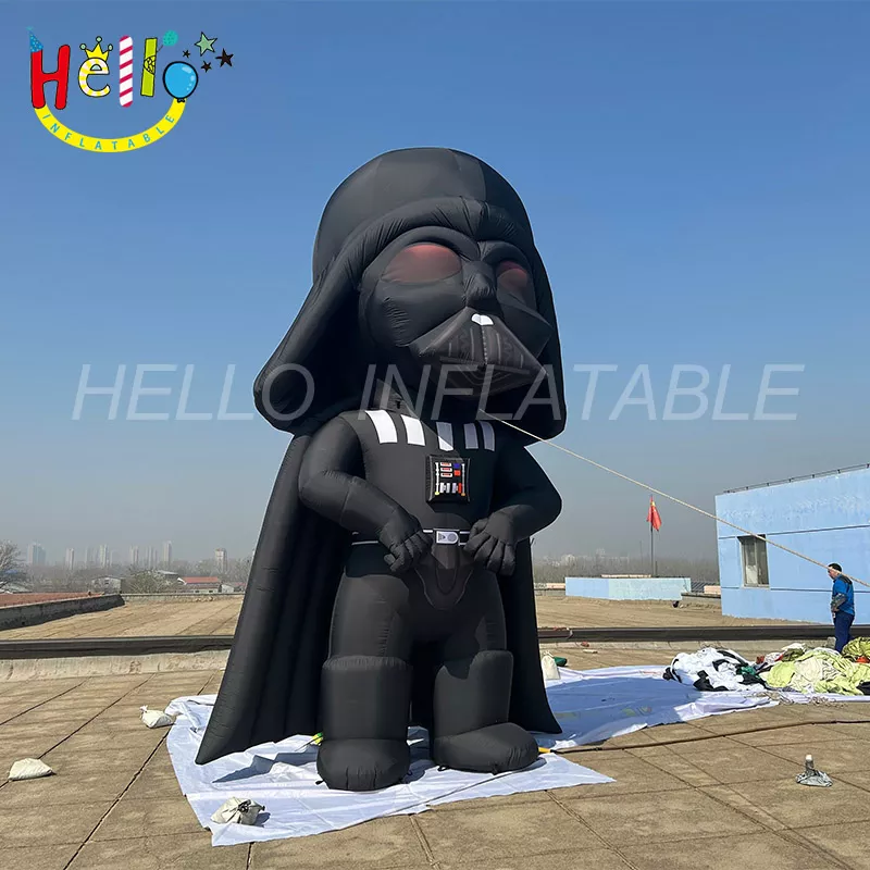 Black inflatable alien inflatable cartoon model inflatable warrior插图