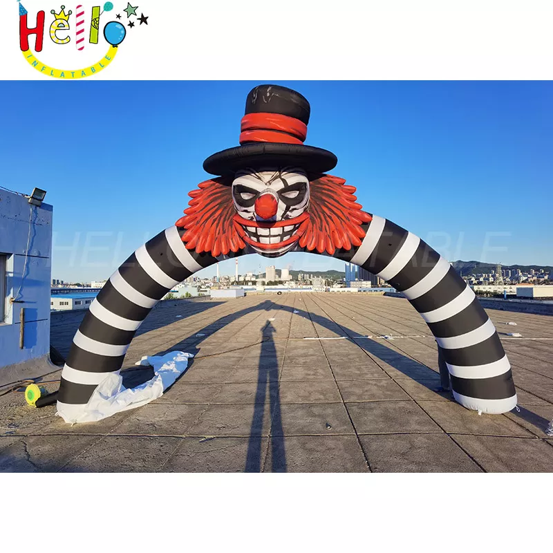 Halloween inflatable arch skeleton inflatable arch inflatable demon arch插图