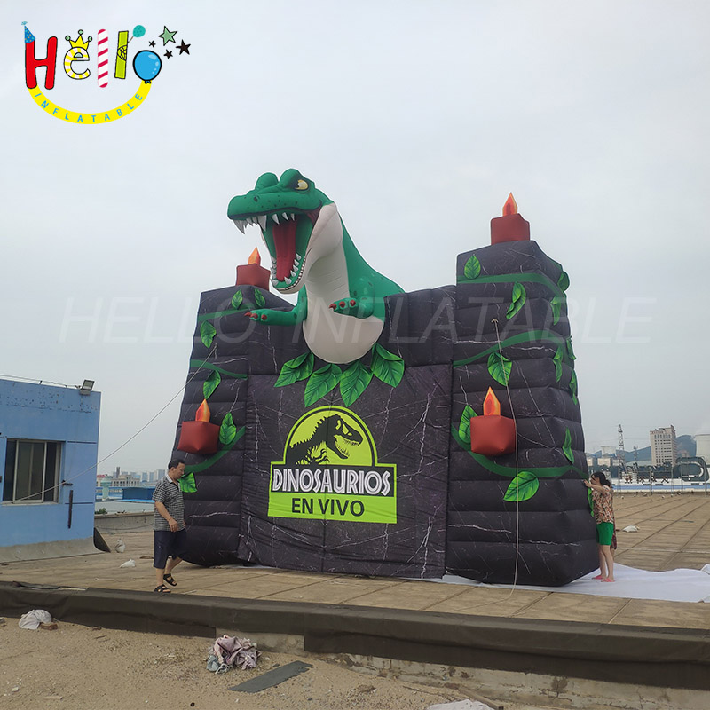 Dinosaur park theme inflatable dinosaur entrance arch for sale插图