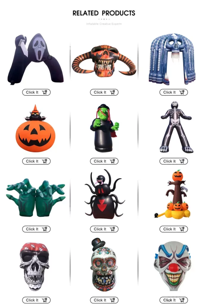 Scary Halloween inflatable decorative inflatable evil ghost model inflatable monster插图1