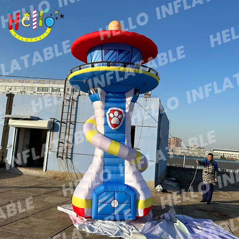 Giant inflatable lighthouse inflatable lighting tower inflatable build插图