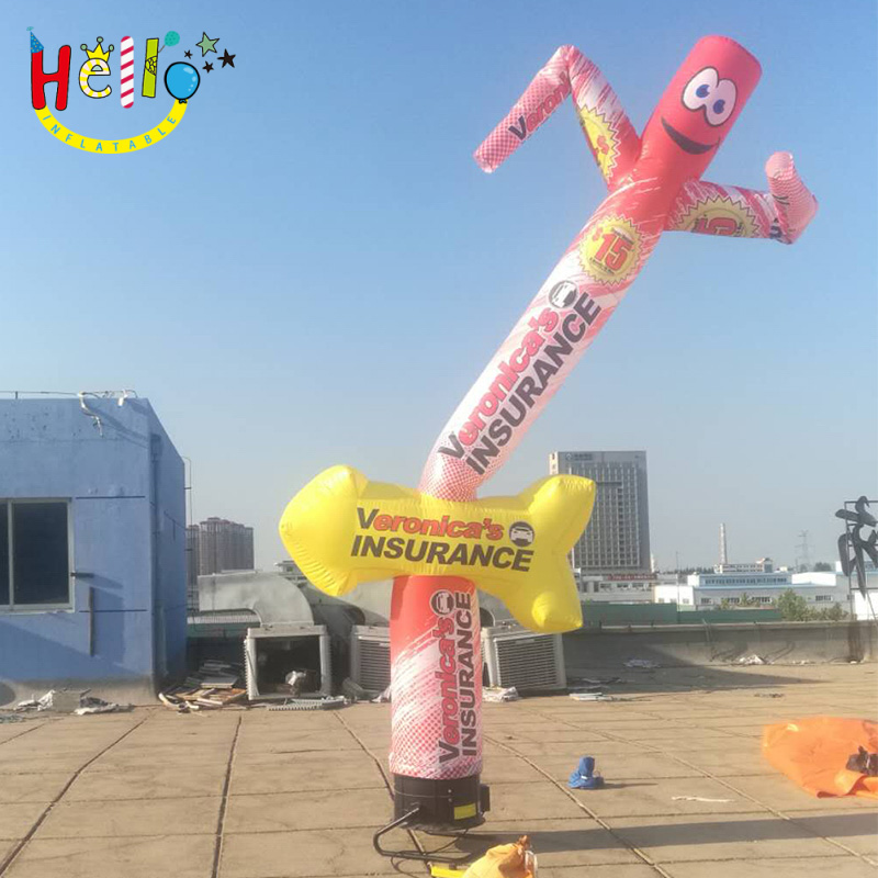 Custom Made Air Dancer Yellow Sky Dancers Wacky Waving Inflatable Tube Guy插图
