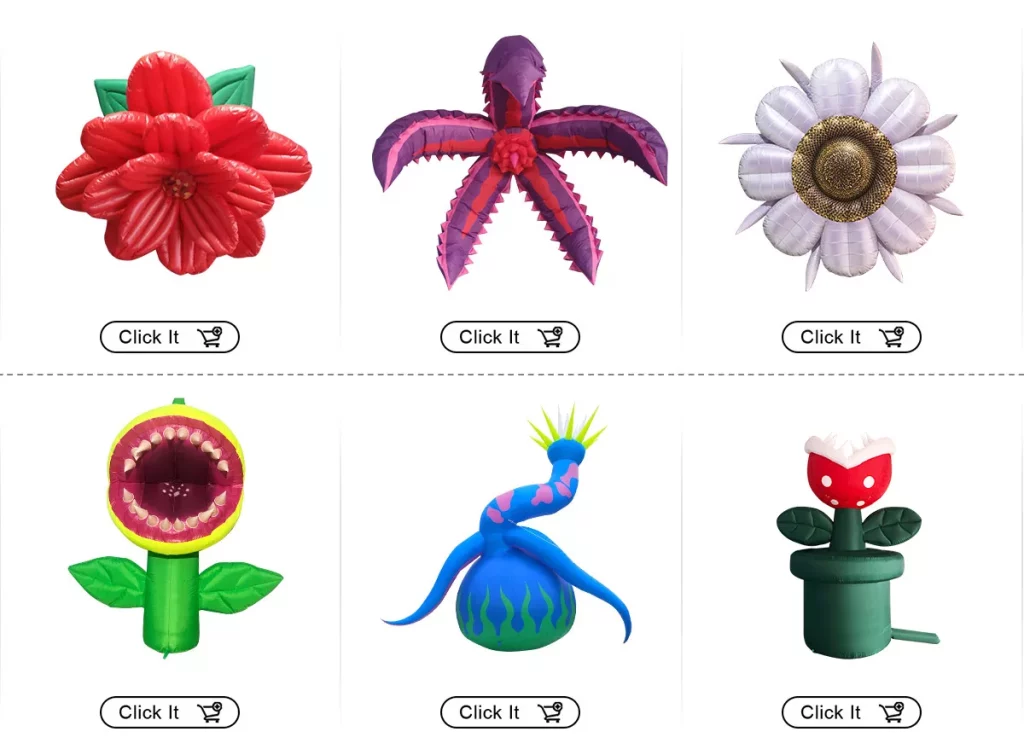 Custom inflatable flowers inflatable plants inflatable sunflowers插图2