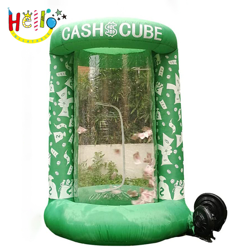 2022 Hot sale inflatable money machine/inflatable cash cube/inflatable money booth for advertising插图