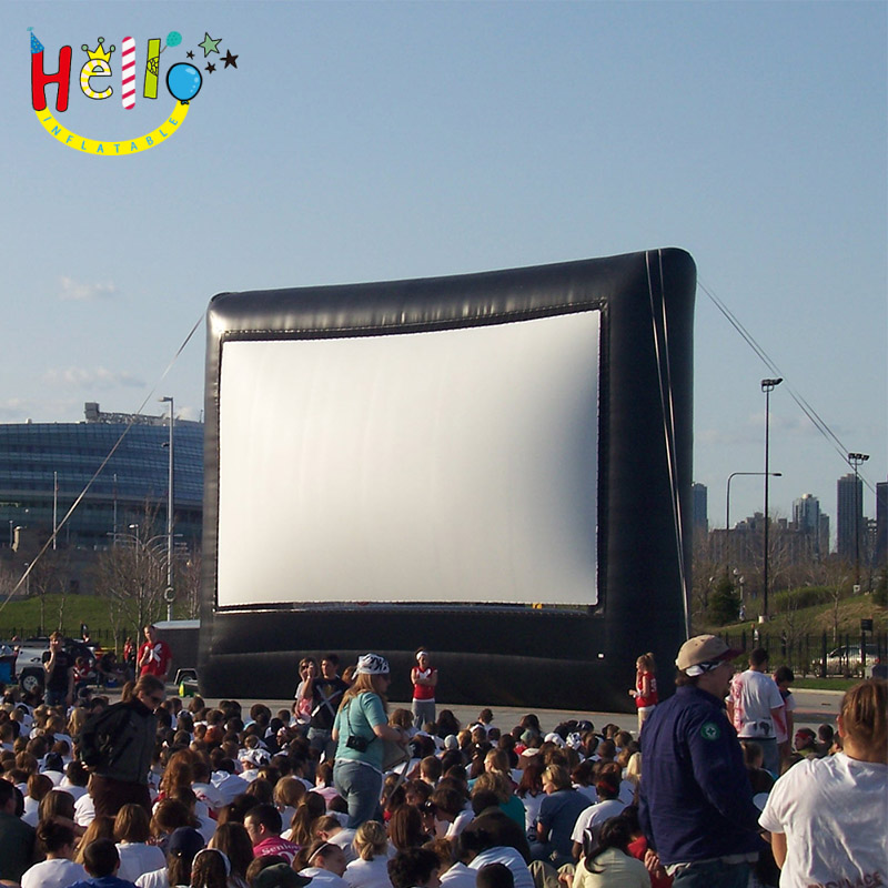 12 / 14 / 16 / 18 / 20 Feet Customized Inflatable Screen Movie Out Inflatable Movie Screen插图