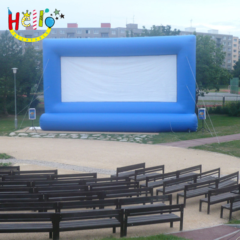 best price easy to install fast fold entertainment movie theater projector inflatable screen插图