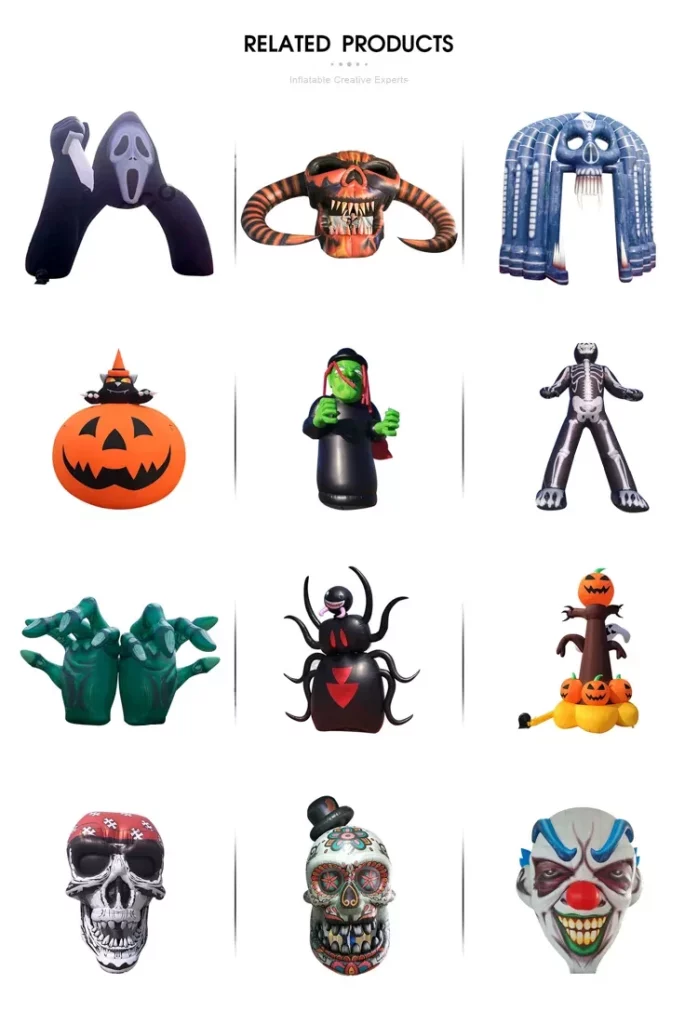 inflatable decorations inflatable clown inflatable demon model for Halloween插图1