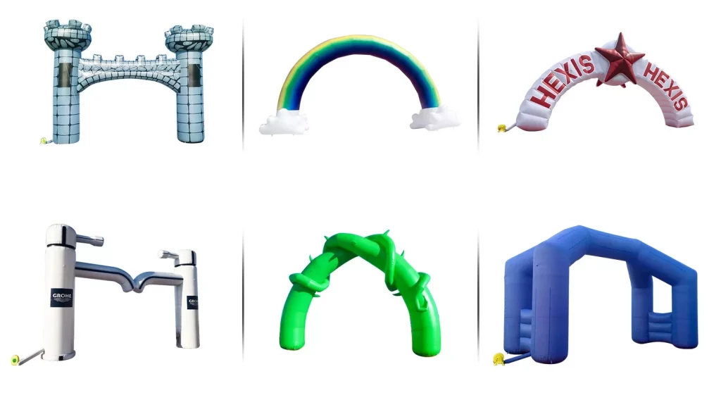 Customized Carnival Giant Inflatable Arch Double Layer Cartoon Arch inflatable gate blow up gate插图1