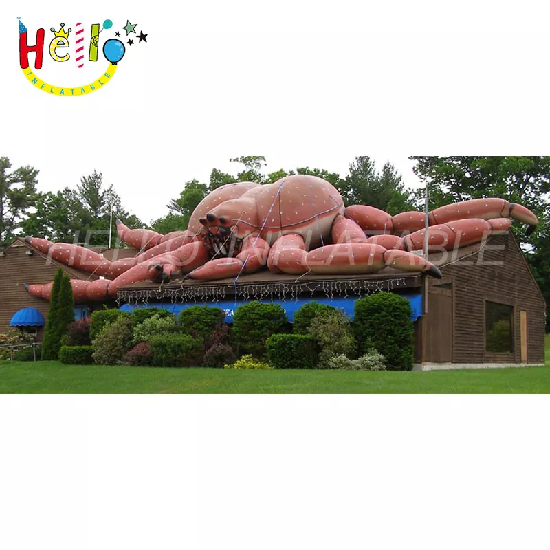 Newest Design Giant Advertising Inflatable Crab Puppets Inflatable Marine animal models插图