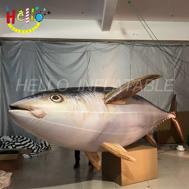 Fierce inflatable marine animals inflatable Mackerel Fish blow up shark插图
