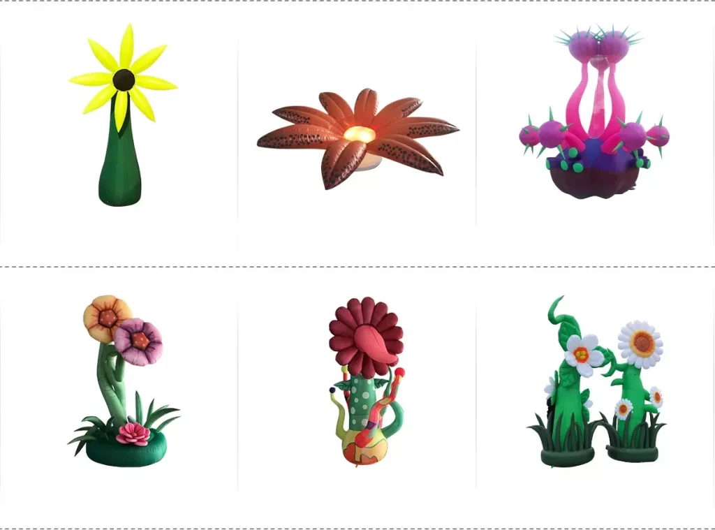 Huge adverting inflatable cartoon flowers inflatable cartoon lotus插图3
