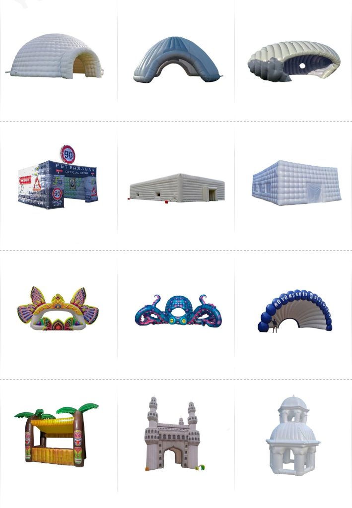 Custom cartoon tent inflatable bear tent inflatable bear booth kiosk tent插图2
