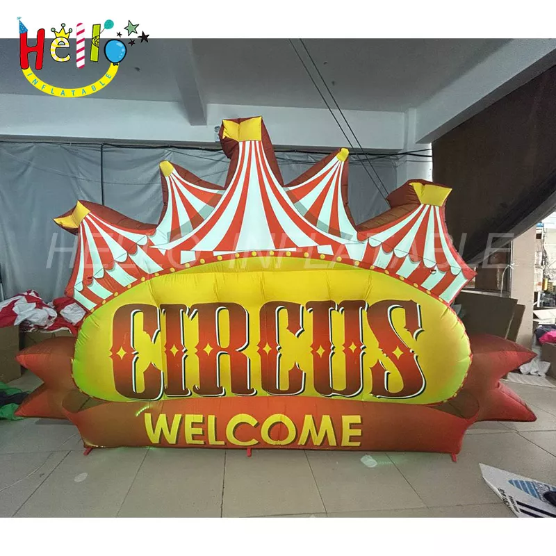 Circus inflatable billboard custom inflatable advertising inflatable logo插图