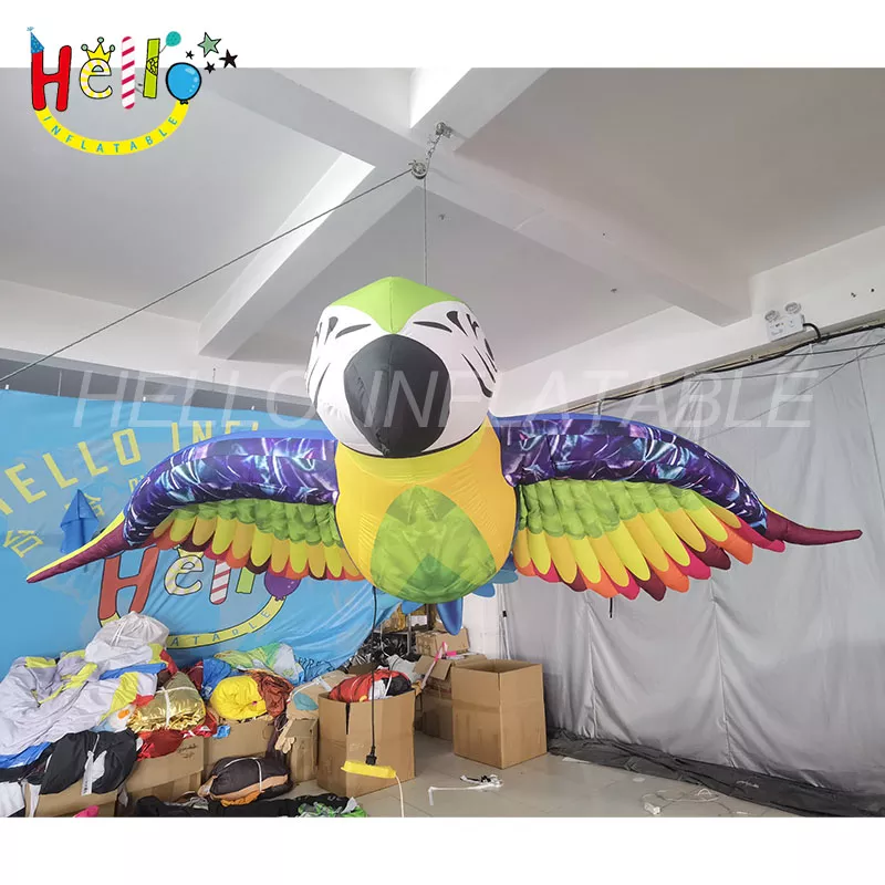 Outdoor advertising inflatable parrot inflatable flying animals inflatable bird插图