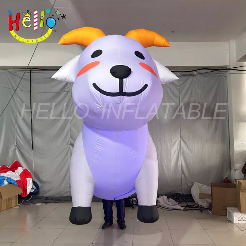 Carnival walking inflatable costumes Inflatable goat costume inflatable sheep costume for party decoration插图