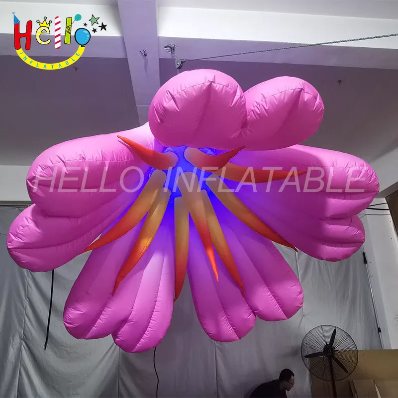 Festival wedding event surprise props decoration lighting giant inflatable flower decoration插图