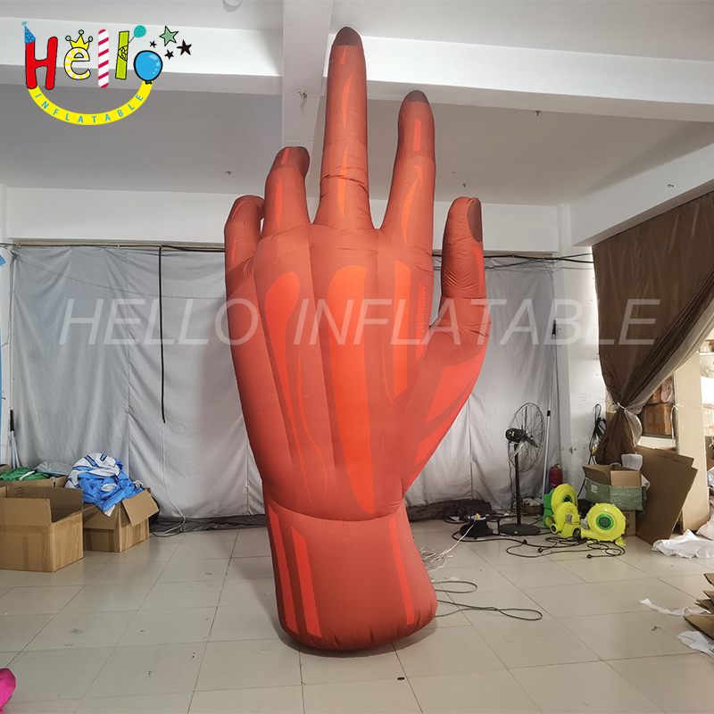 Factory custom inflatable advertising inflatable palm inflatable finger inflatable hand插图