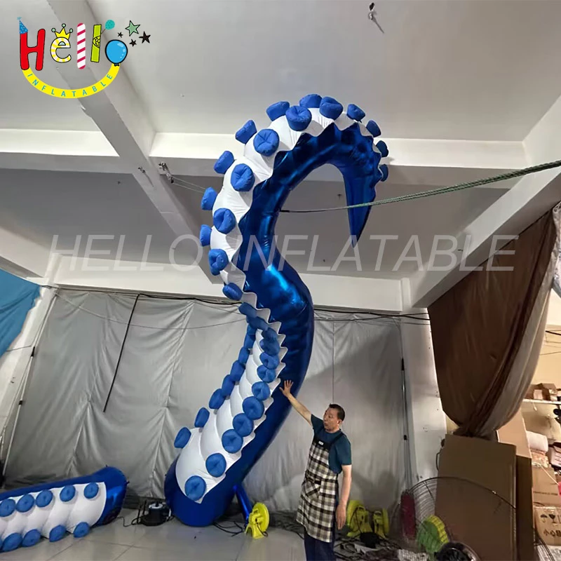 adverting Inflatable animal blue inflatable octopus tentacles for party inflatable decoration插图