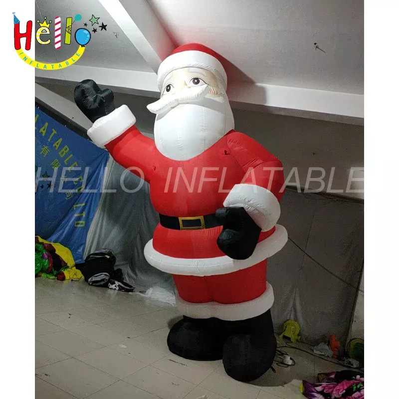 giant inflatable christmas ornament custom christmas ornaments large inflatable 60ft 30ft christmas inflatable santa插图