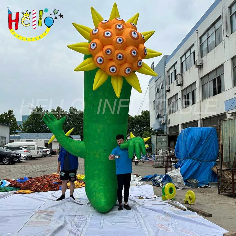 Adverting Inflatable tube flower blow up flower inflatable plant inflatable vines插图