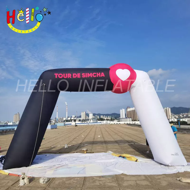 Custom inflatable arch advertising arch inflatable gate inflatable running arch finish start for marathon