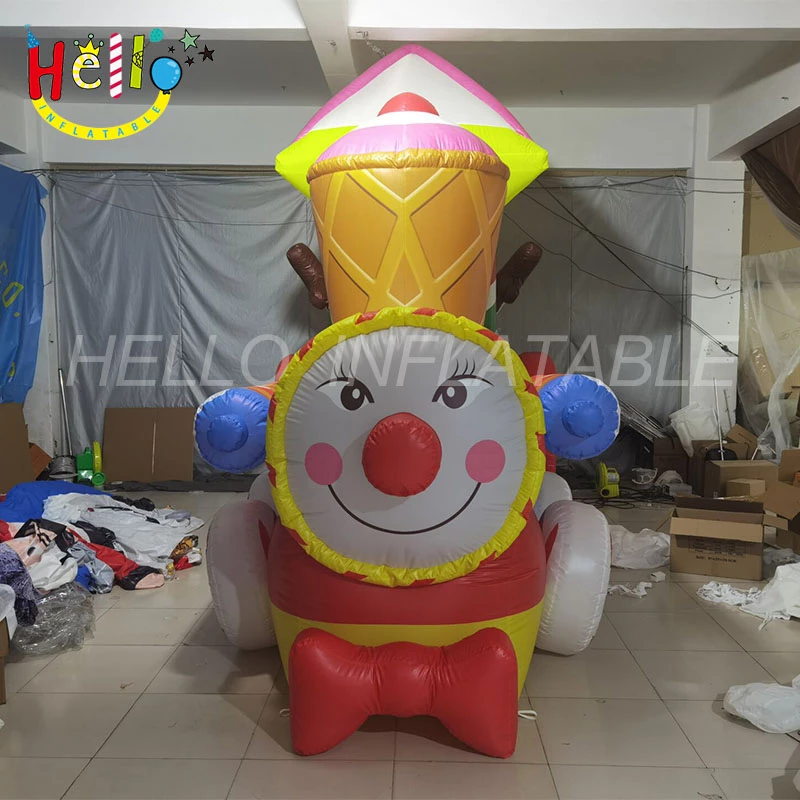 Inflatable Christmas Train Inflatable Xmas Party Decoration Inflatable Cartoon Train插图