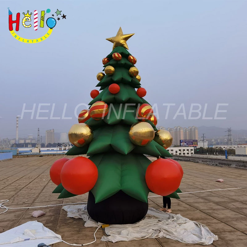 Large Inflatable Christmas Tree with Gift Decoration for Shipping Mall Outdoor Garden插图