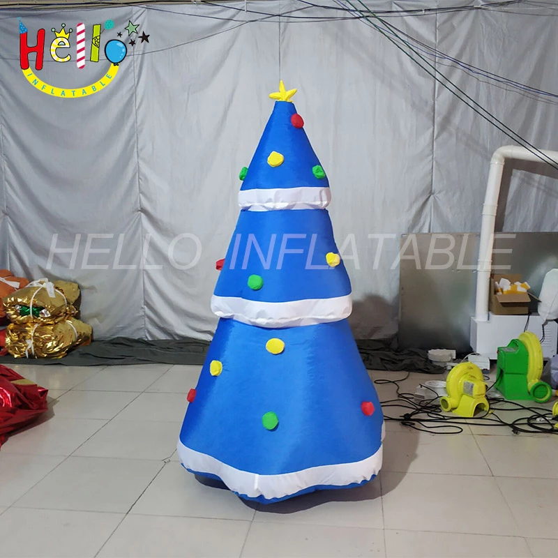 Blow up Tree Lighted Outdoor Christmas Inflatable tree For Sale插图