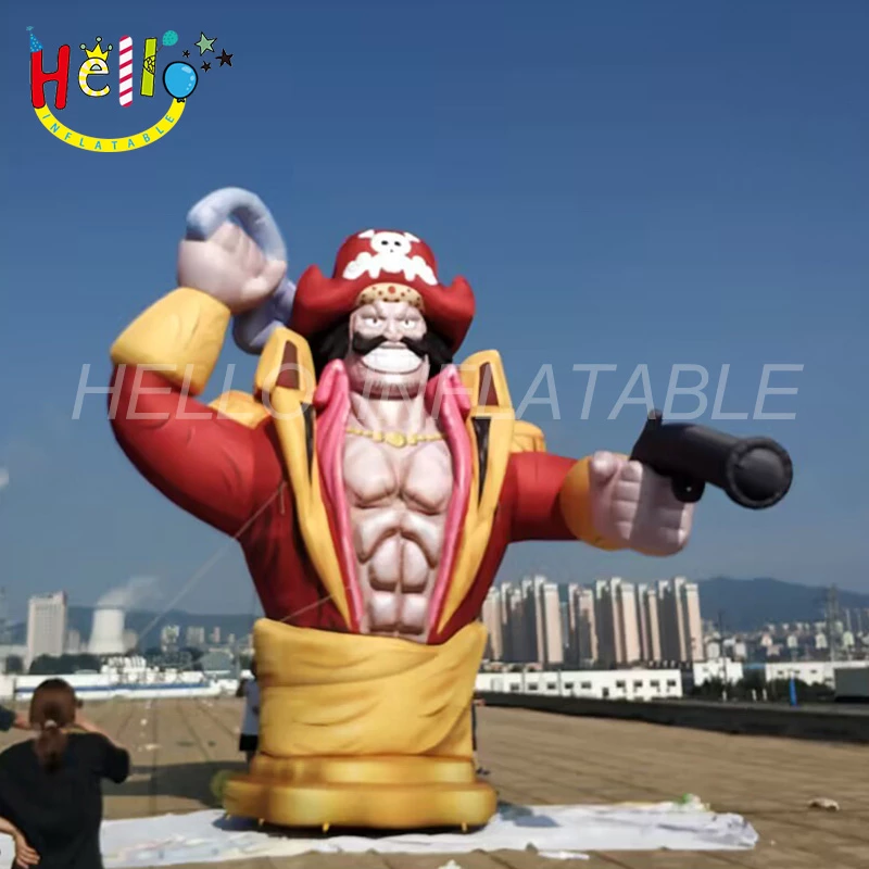 The Giant Inflatable pirate ship captain customized inflatable cartoon model inflatable pirate for sale