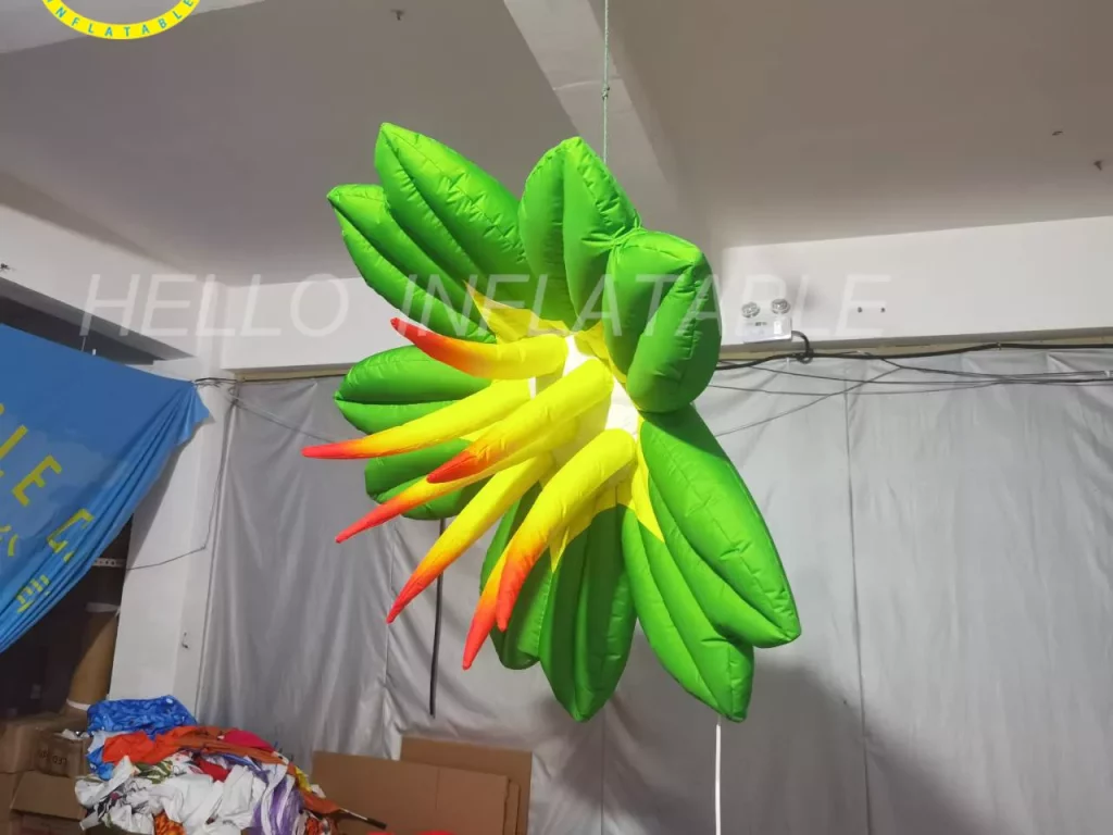 nightclub inflatable decoration hangable inflatable flowers for sale插图