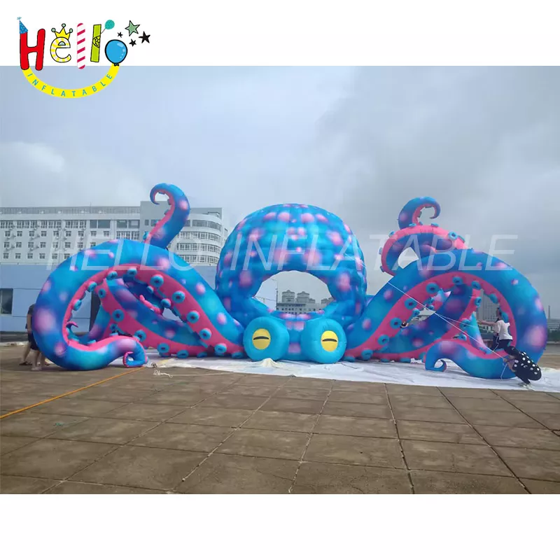 best price inflatable octopus for party music festival stage cover inflatable octopus props inflatable dj booth插图
