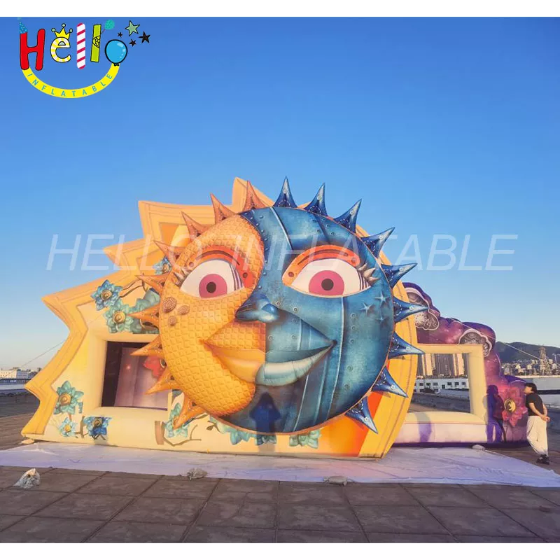 custom kinds of inflatable wall inflatable photo background插图