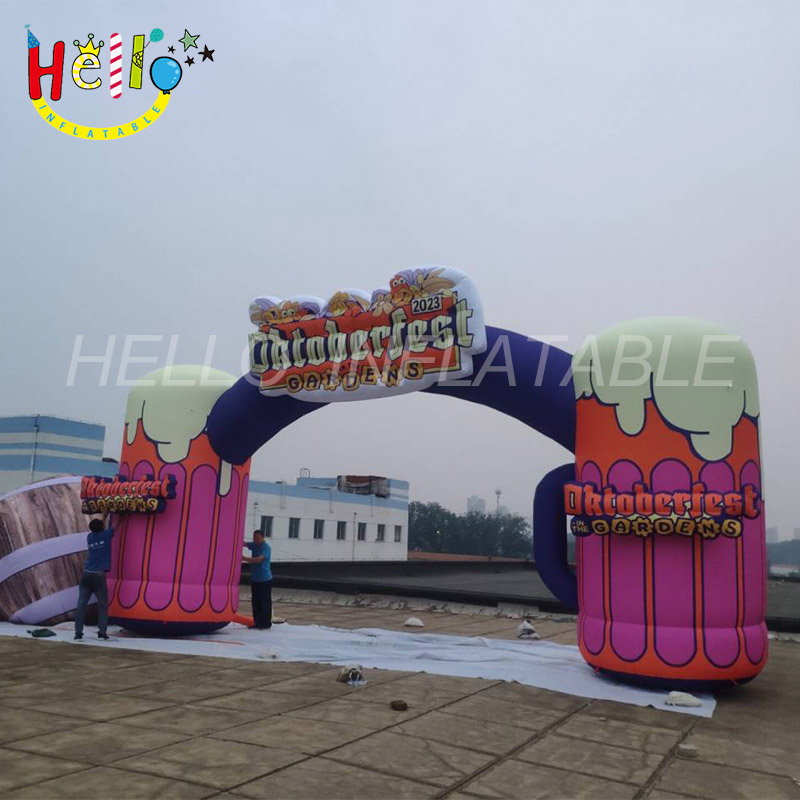 Customized Party Inflatable Arch Beer Festival Inflatable Arch inflatable bottle arch插图