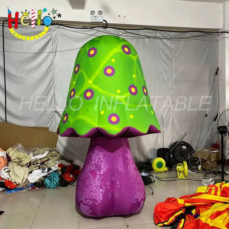 blow up mushroom Giant colorful Inflatable Mushroom Model for nightclub插图