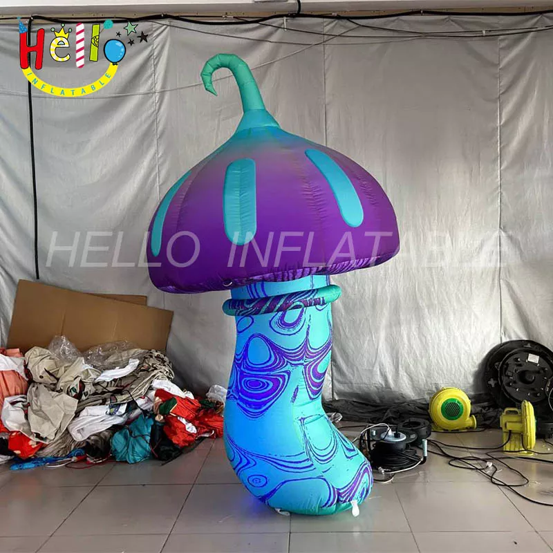 Stage decoration lighting advertising inflatable mushroom balloon for party插图