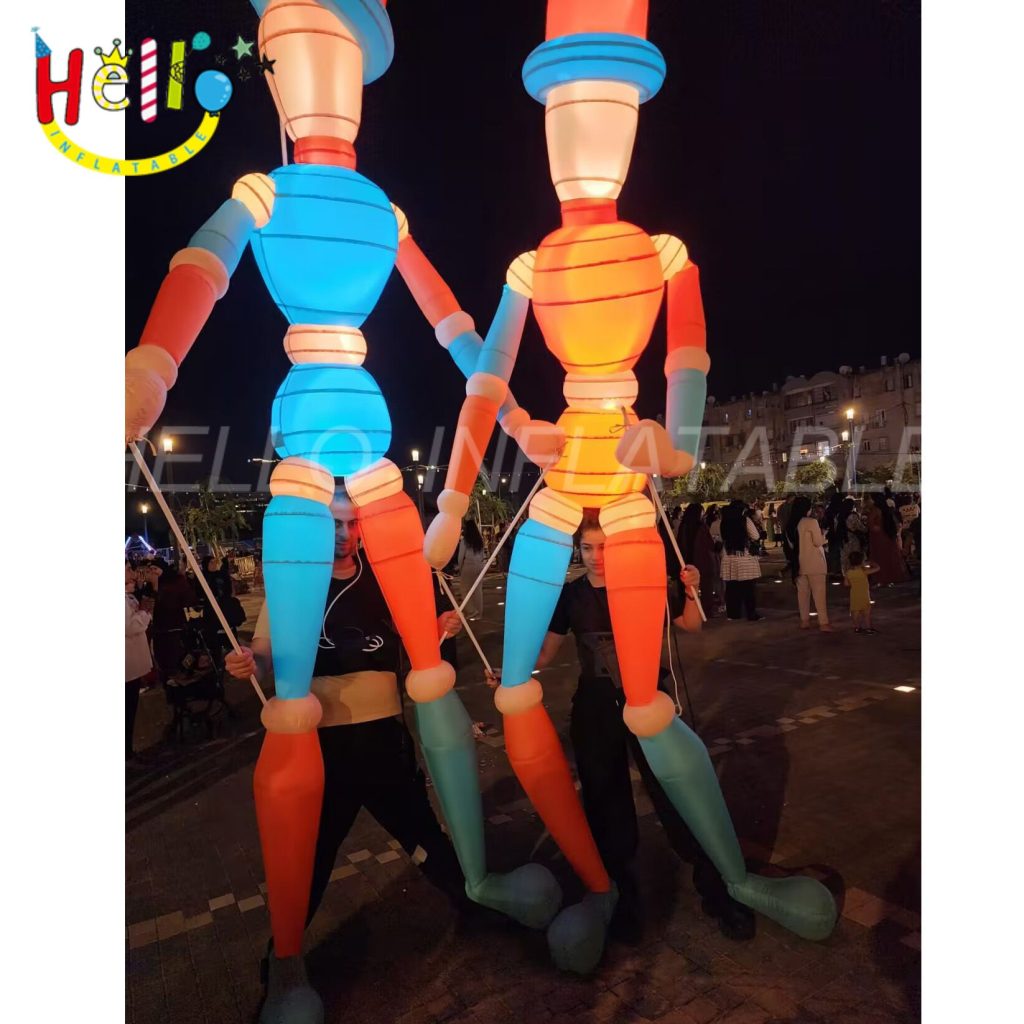 Halloween Outdoors Street Inflatable Parade Costume Inflatable Puppet Costume With Led Light插图