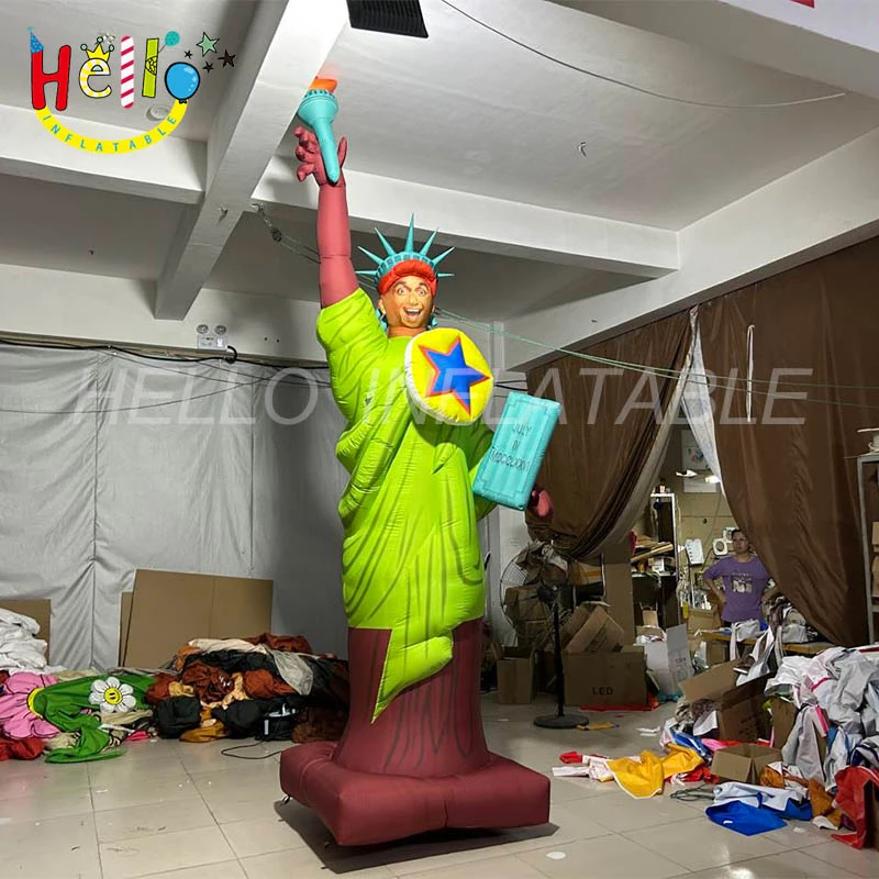 Colorful Inflatable Statue of Liberty Inflatable Building advertising inflatable product插图