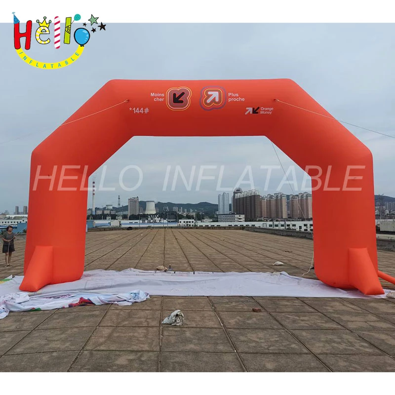 Factory price customized inflatable arch Red inflatable entrance inflatable archway blow up gate