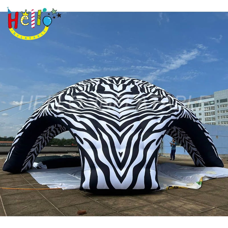 Custom waterproof outdoor event party inflatable spider tent PVC inflatable camping tent插图