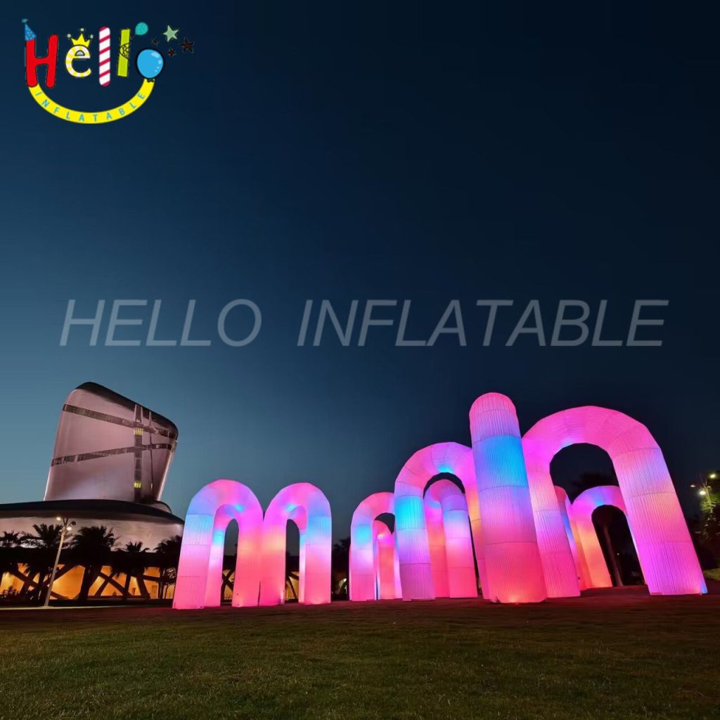 LED Lighting Inflatable Arch Color Change Event Parties Toys Inflatable LED Arch插图