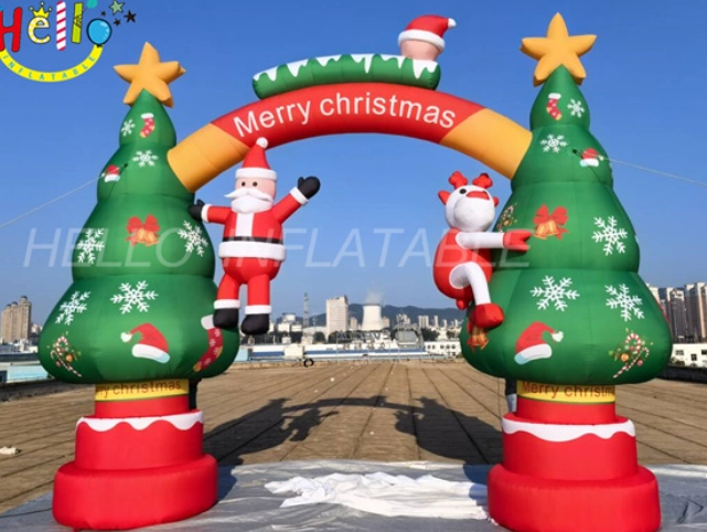 Christmas Blow Up Arch